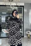 Sayra Tunik Leopar Gri Leopar